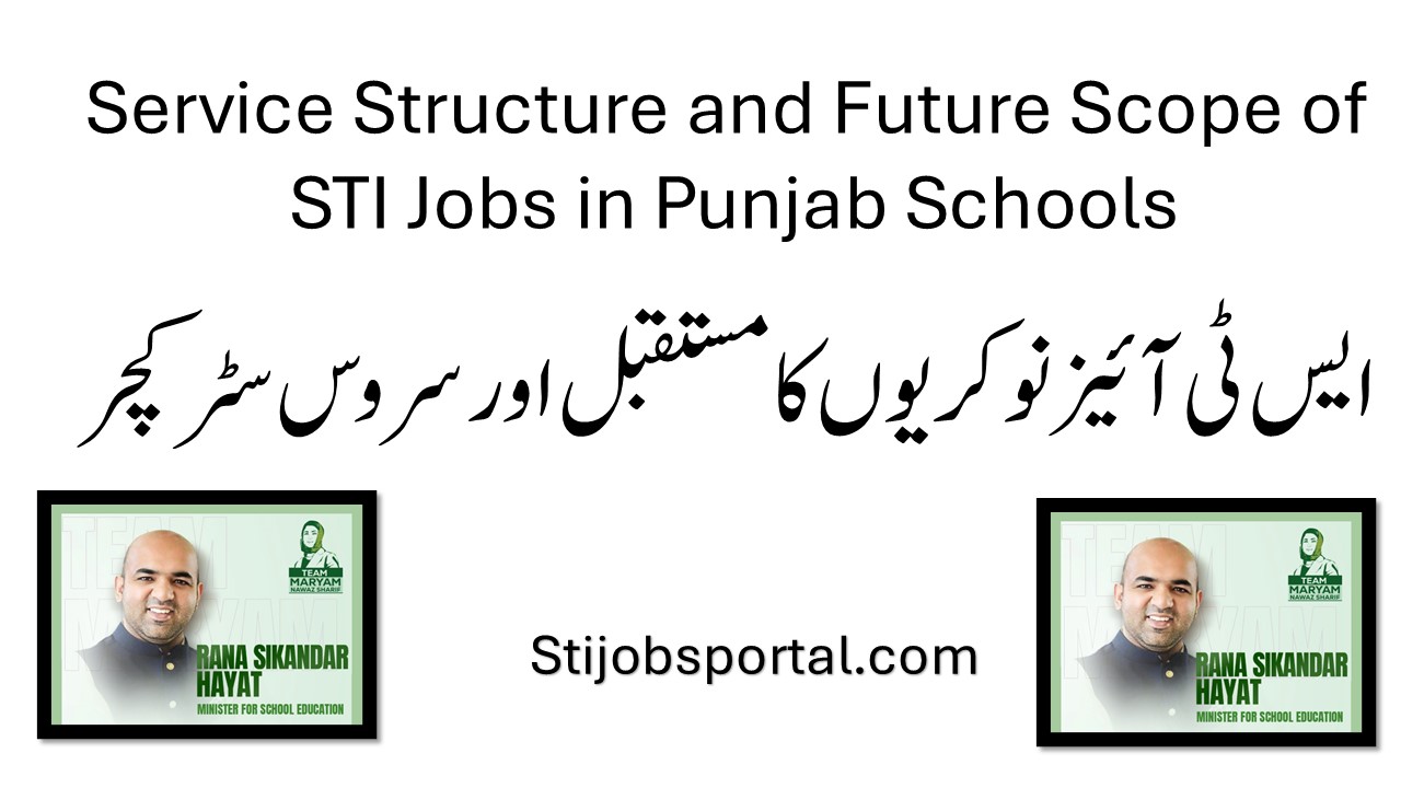 Service Structure and Future Scope of STI Jobs in Punjab Schools
