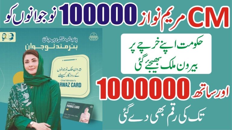 CM Punjab Parwaz Card Scheme